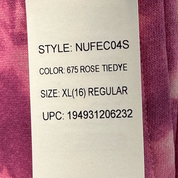 Nautica Girls Drawstring Elastic Waist Pink Camo Print Lounge Jogger Pants - XL - Picture 8 of 8